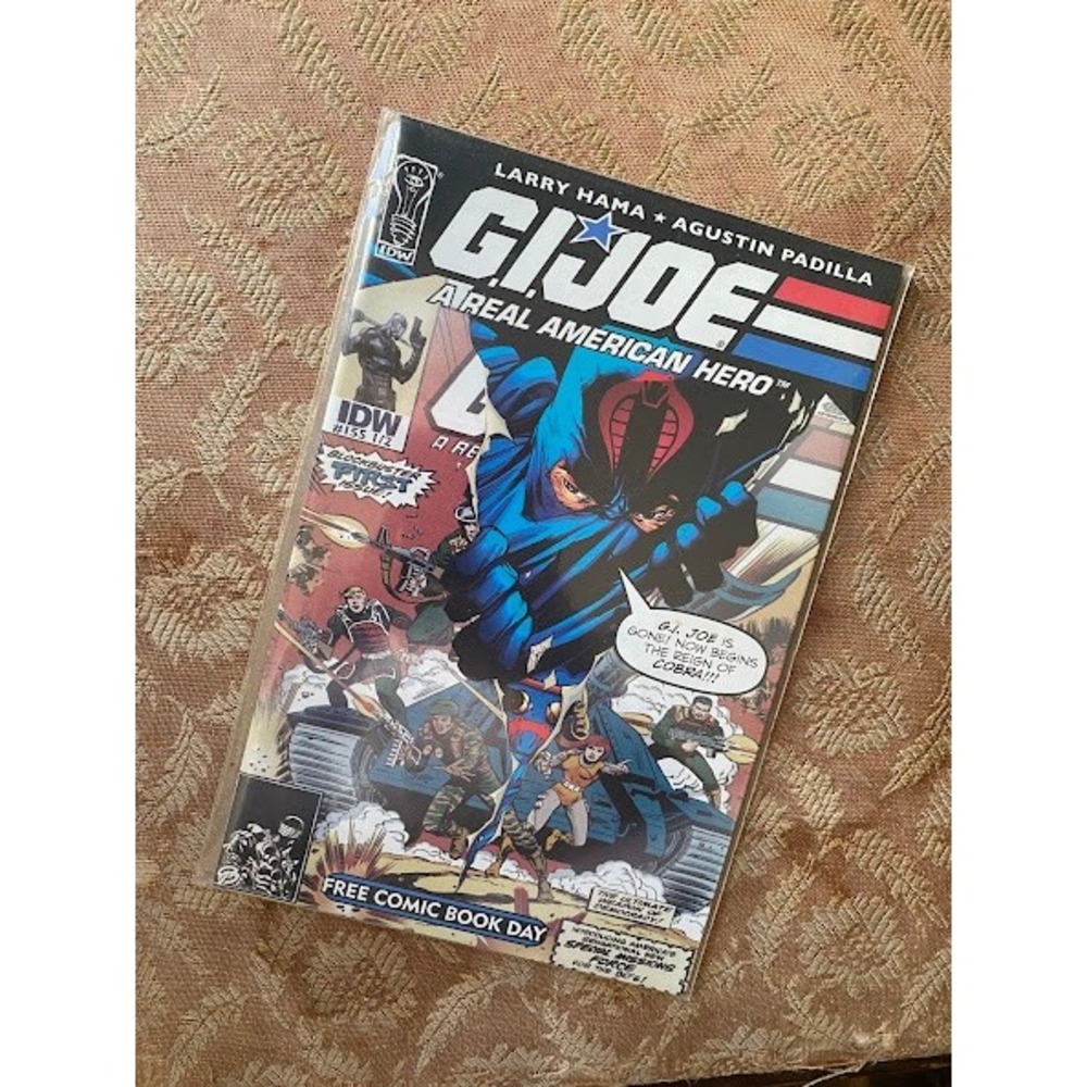 IDW GI Joe A Real American Hero 155 1/2 Free Comic Book Day‎ Larry Hama Comic